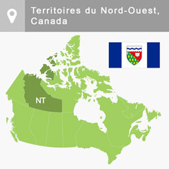 Northwest Territories map