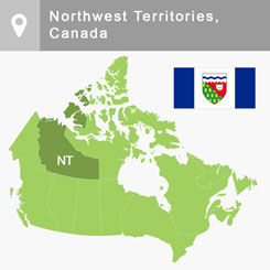 Northwest Territories map